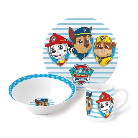 Paw Patrol 3 Piece Ceramic Meal Time Set Extra Image 1